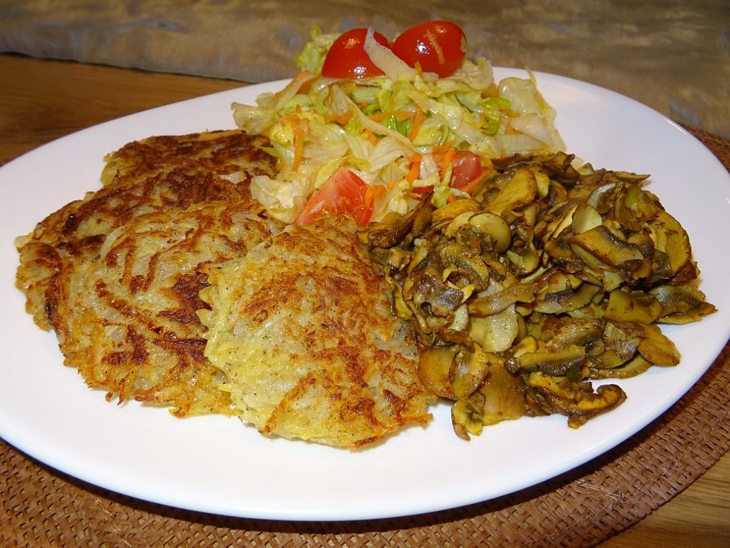 Gesunde Kartoffelpuffer - glutenfrei, ohne Ei, vegan, ohne Sojamehl ...