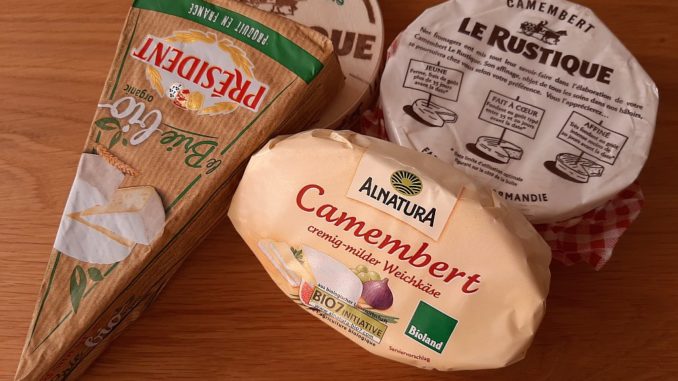 Unterschiede zwischen Brie und Camembert